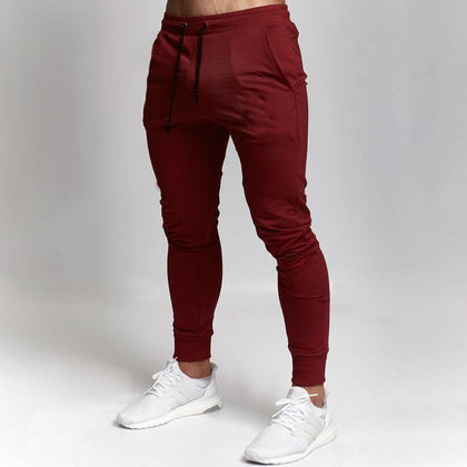 Men's Pants Brand Gym Casual Solid Color Drawstring Sports Pants Pantalon Homme Jogger Hombre Streetwear Men's Trousers