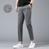 2020 Brand Ankle-Length Pants Men high quality Straight Fit Mens Business Joggers Suits Pant Khaki Stretch Casual Trousers Male