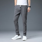 Top Selling Product In 2020 Summer Ultra-thin Cotton Linen Loose Tight Waist Casual Mens Pants Joggers Men's Clothing Trousers